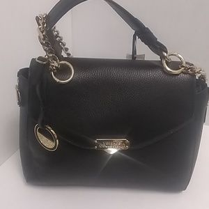Versace collection leather handbag
